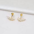 Regency Pavé Fan Dangle Earrings