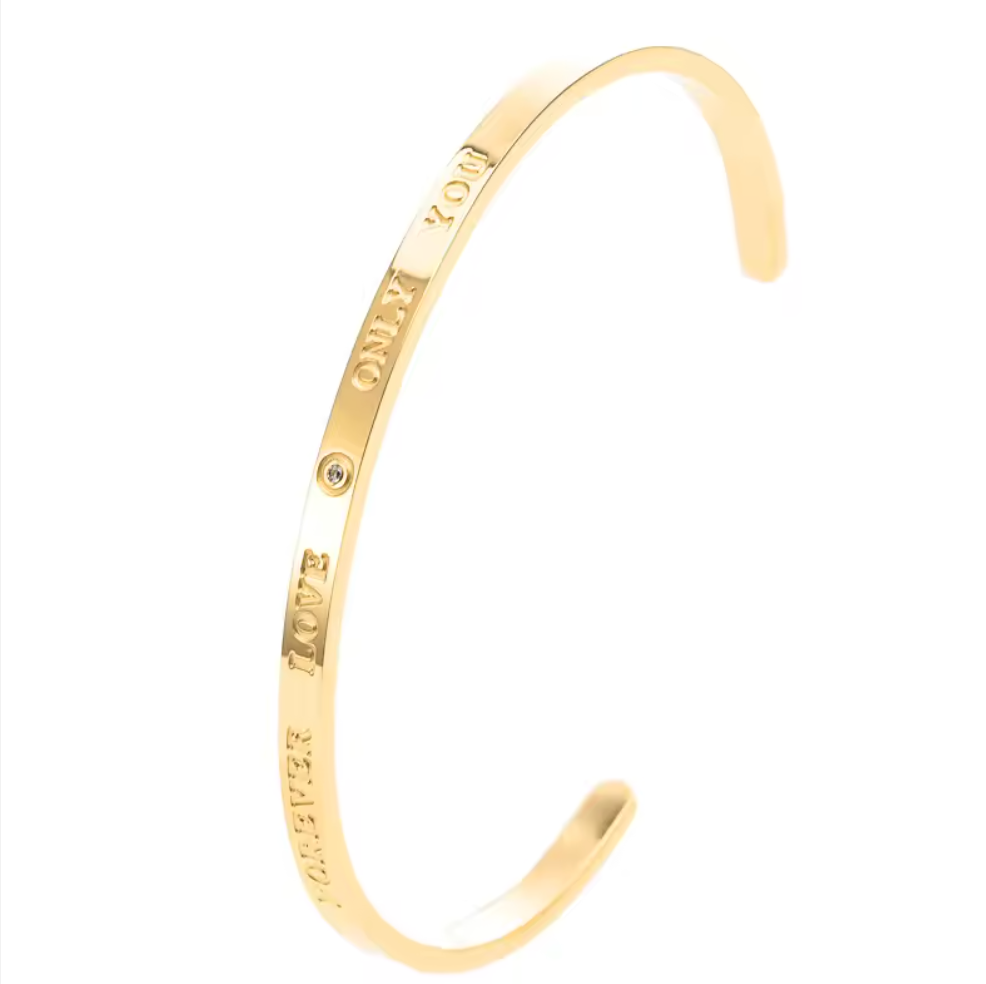 Horizon Open-Ended Tri-Color Bangle