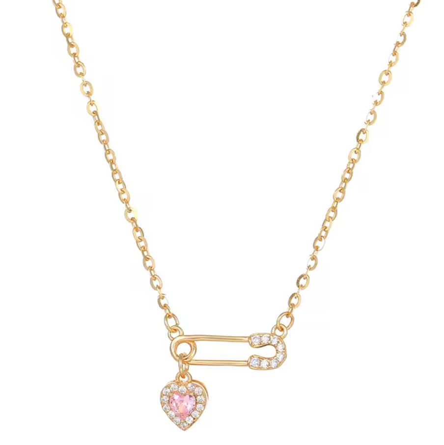 Amare Safety Pin Necklace